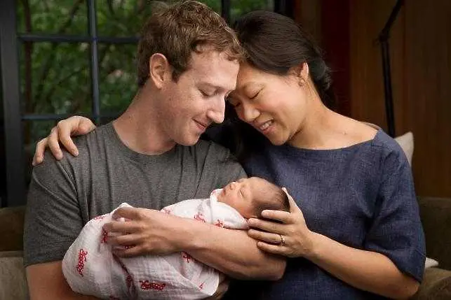 Зукърбърг стана баща, дарява 99% от акциите си за благотворителност